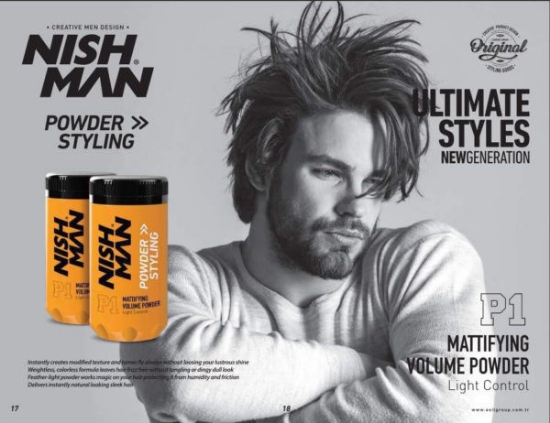 Pudra de volum nish man 20 gr