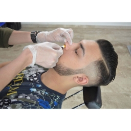 Ceara epilatoare - NISH MAN - granule 500 gr - Neagra