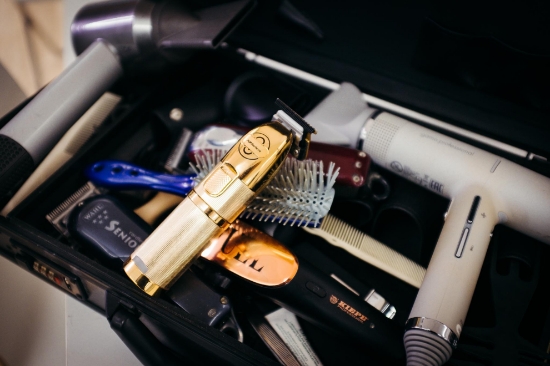 Masina de contur - POP BARBERS Skeleton - 7.200 RPM -  Gold