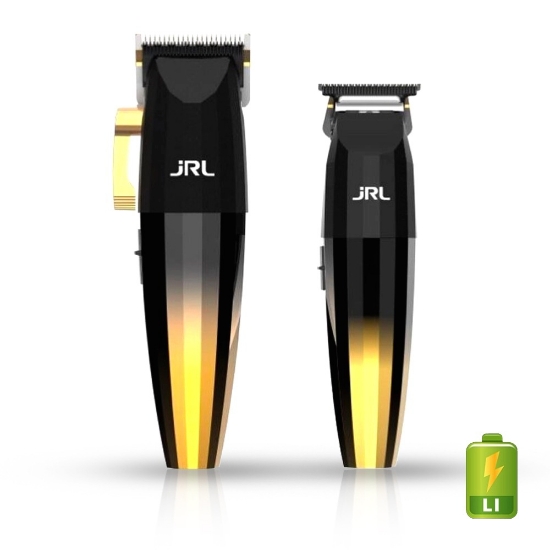 JRL - Set combo - Masina de tuns + Masina de contur - F2020T - Gold - Fara fir