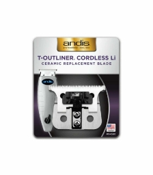 Cutit ceramica T- ANDIS - outliner - fara fir - Li- T-wide