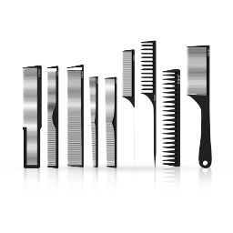 Set 9 piepteni - L3VEL3 - frizerie