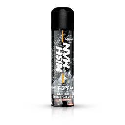 NISH MAN - Spray de par cu sclipici - Silver - 150 ml NISH MAN - Spray de par cu sclipici - Silver - 150 ml
