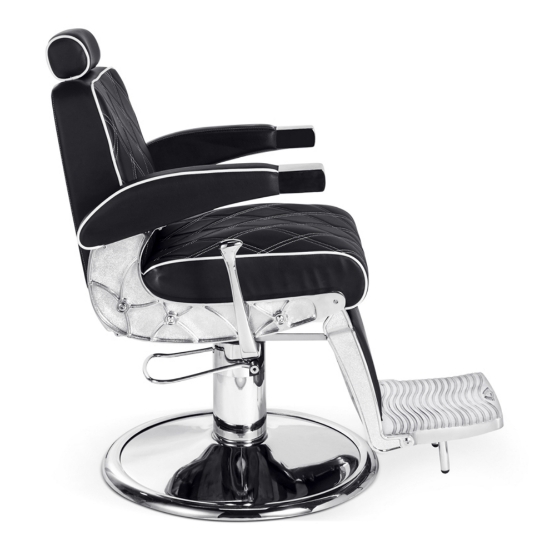 MIRPLAY - Scaun frizerie - Hugo - Negru