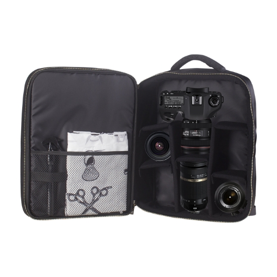 JRL - Ghiozdan transport instrumente frizerie - Neagra