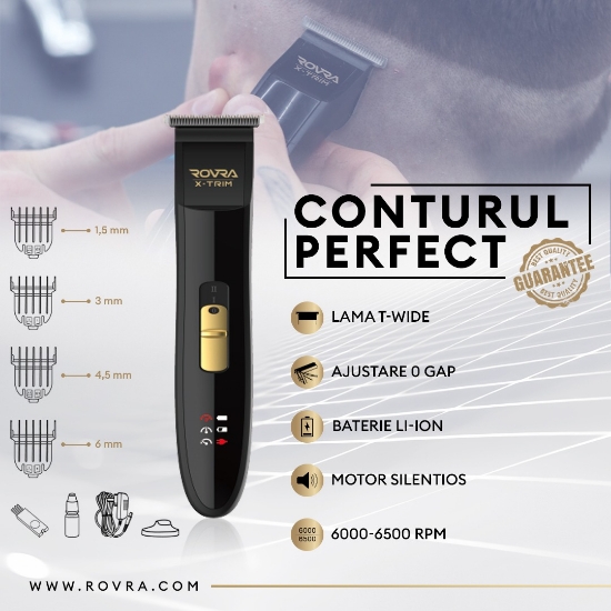 Masina de contur - ROVRA - X-TRIM - 6500 RPM - fara fir 