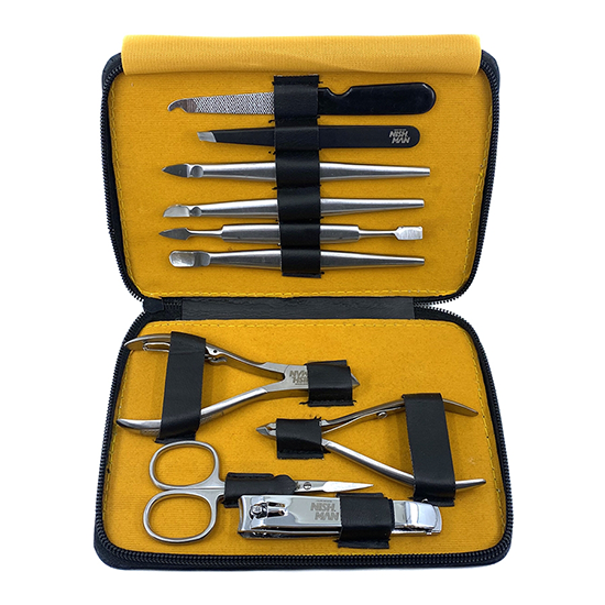 Set instrumente pentru manichiura - NISH MAN - 10 buc