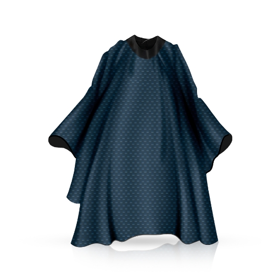 Pelerina - POP BARBERS frizerie/coafor - Guler Neopren - Inchidere arici - Logo spate 