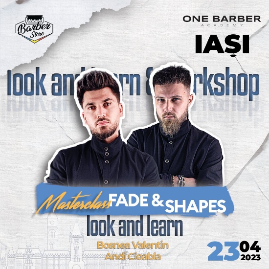 Bilet eveniment - FADE & SHAPES -  Andi Cioabla & Valentin Bosnea  - Look and learn