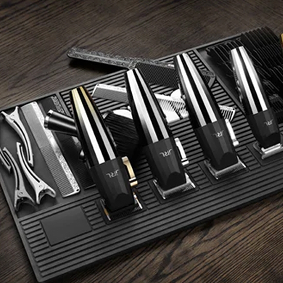 Covor magnetic - JRL - pentru ustensile si masini de tuns -  Negru - V2