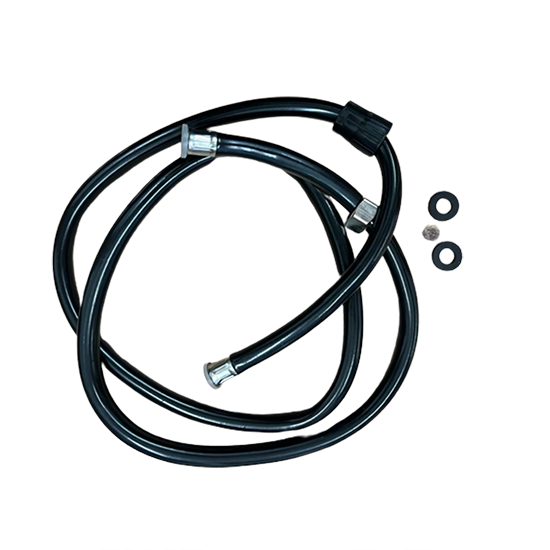 Furtun + para dus scafa frizerie - Negru - 108