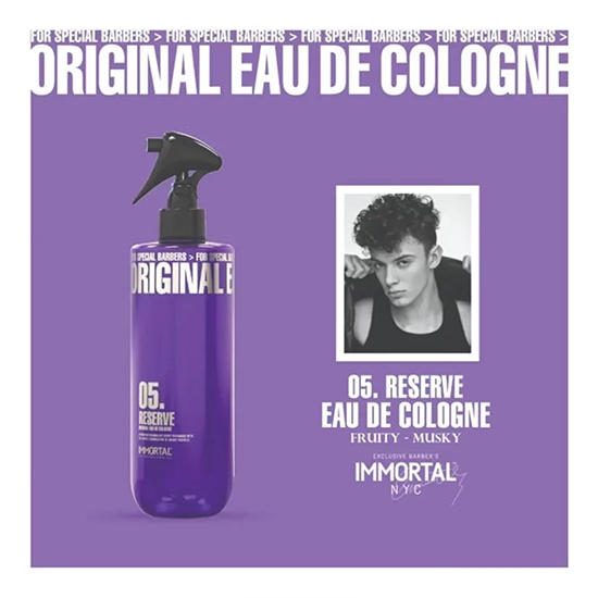 After shave colonie - IMMORTAL - Original 05 - 500 ml