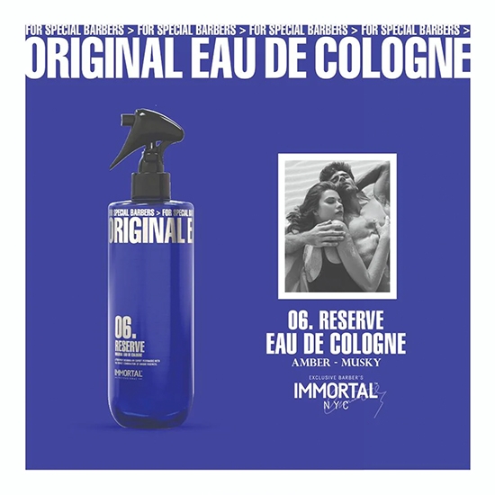After shave colonie - IMMORTAL - Original 06 - 500 ml