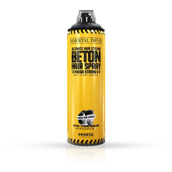 Fixativ pentru par - IMMORTAL -  Beton - Strong -  500 ml