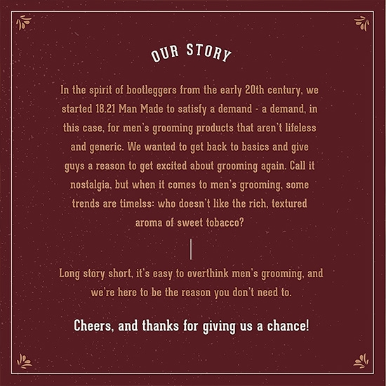 Body spray - MAN MADE - Sweet Tobacco - 100 ml