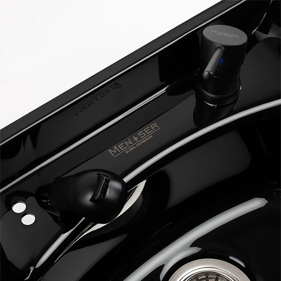 Scafa incorporabila din acryl - MENOSER - pentru frizerie / barbershop-uri