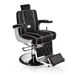 Scaun frizerie - MENOSER - Boston - Negru
