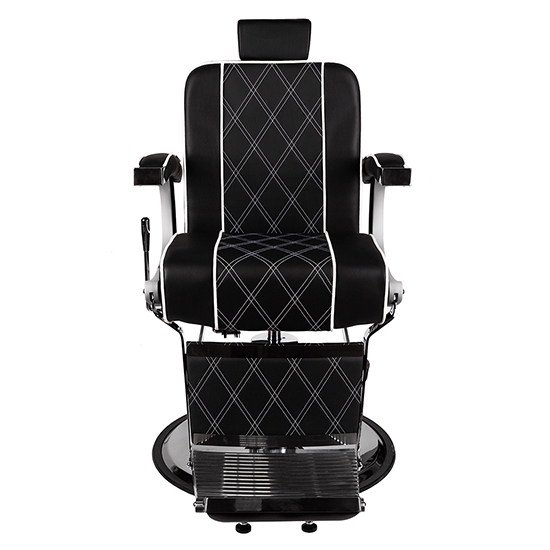 Scaun frizerie - MENOSER - Boston - Negru