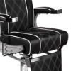 Scaun frizerie - MENOSER - Boston - Negru
