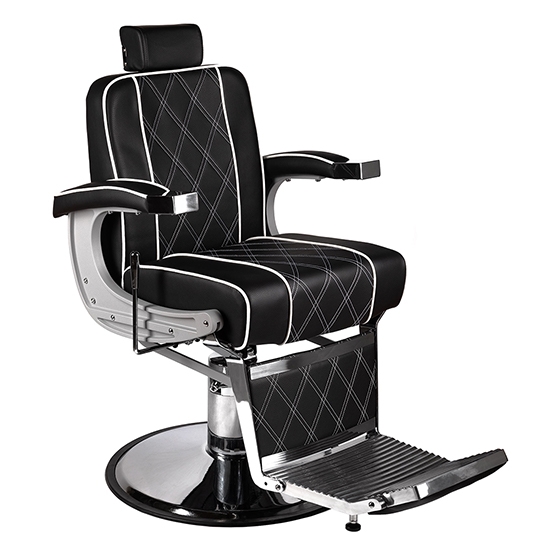 Scaun frizerie - MENOSER - Boston - Negru