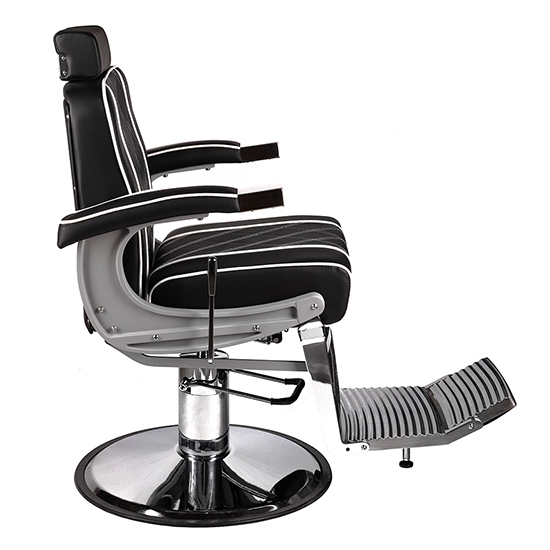 Scaun frizerie - MENOSER - Boston - Negru