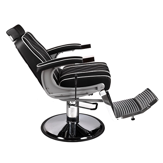 Scaun frizerie - MENOSER - Boston - Negru