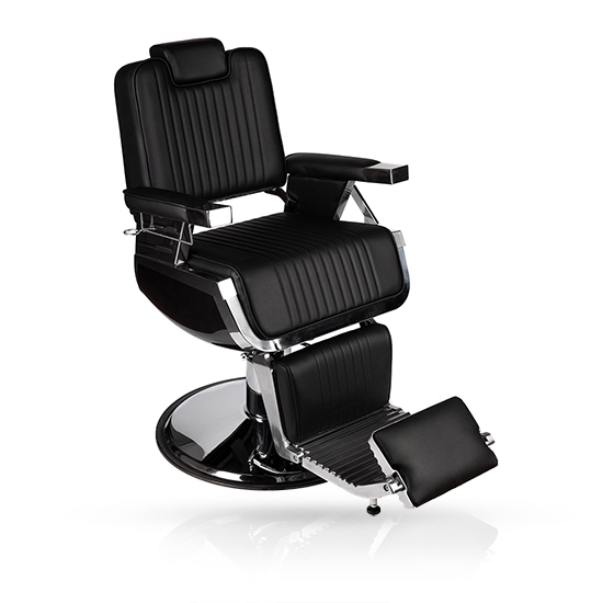 Scaun frizerie - MENOSER - Toronto - Negru