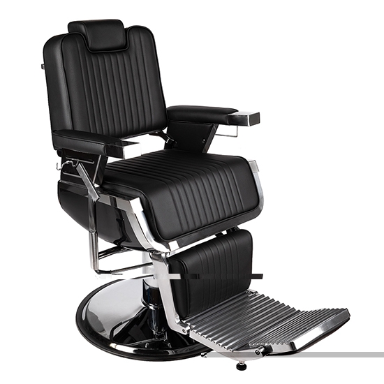 Scaun frizerie - MENOSER - Toronto - Negru