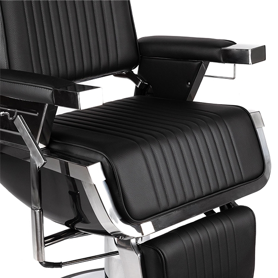 Scaun frizerie - MENOSER - Toronto - Negru