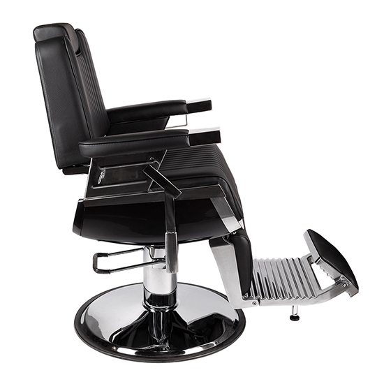 Scaun frizerie - MENOSER - Toronto - Negru