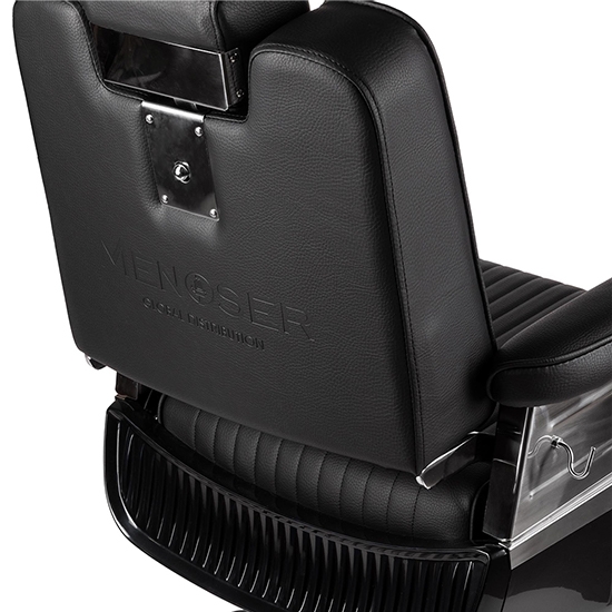 Scaun frizerie - MENOSER - Toronto - Negru