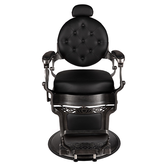 Scaun frizerie - MENOSER - Washington - Negru