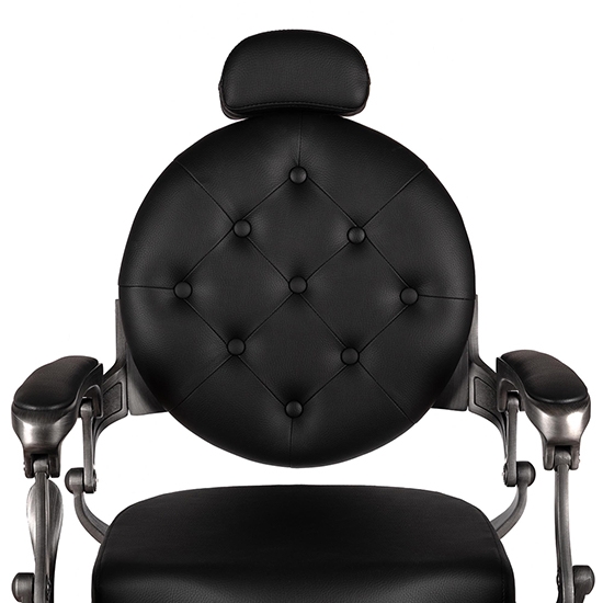 Scaun frizerie - MENOSER - Washington - Negru