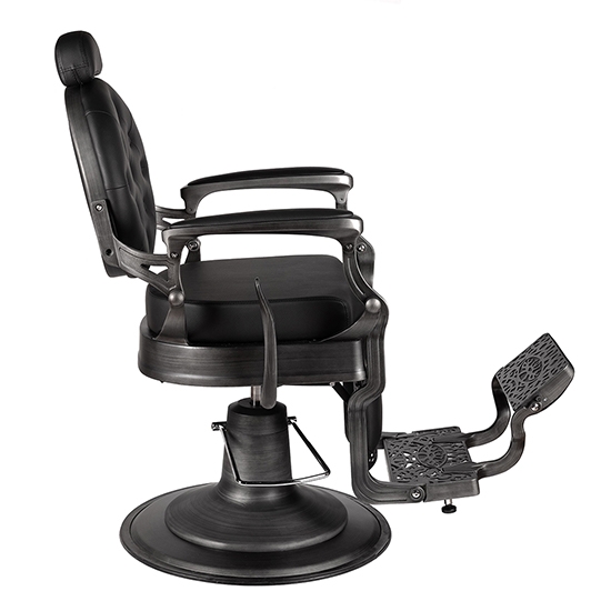 Scaun frizerie - MENOSER - Washington - Negru