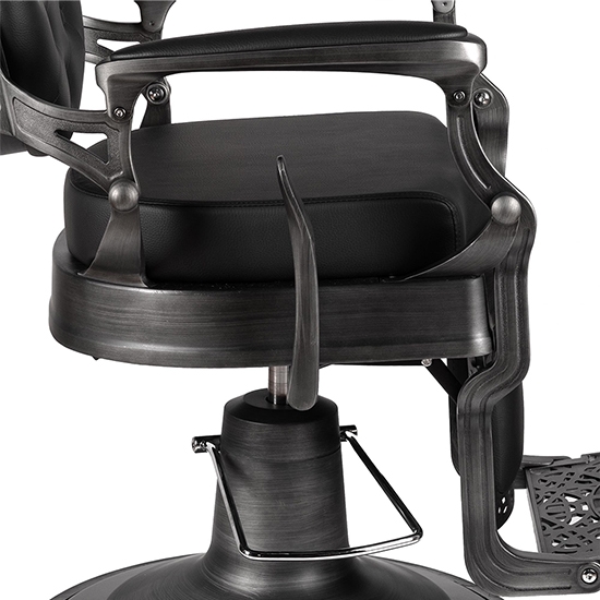 Scaun frizerie - MENOSER - Washington - Negru