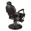 Scaun frizerie - MENOSER - Washington - Negru