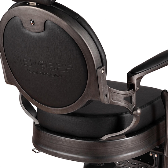 Scaun frizerie - MENOSER - Washington - Negru