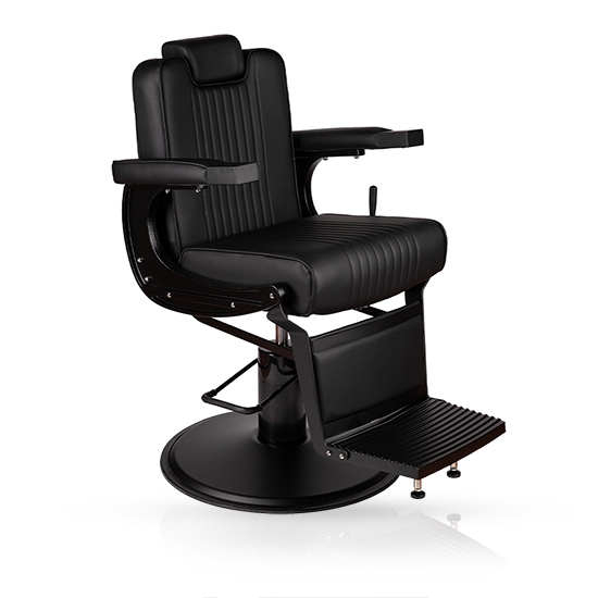 Scaun frizerie - MENOSER -  New York - Negru