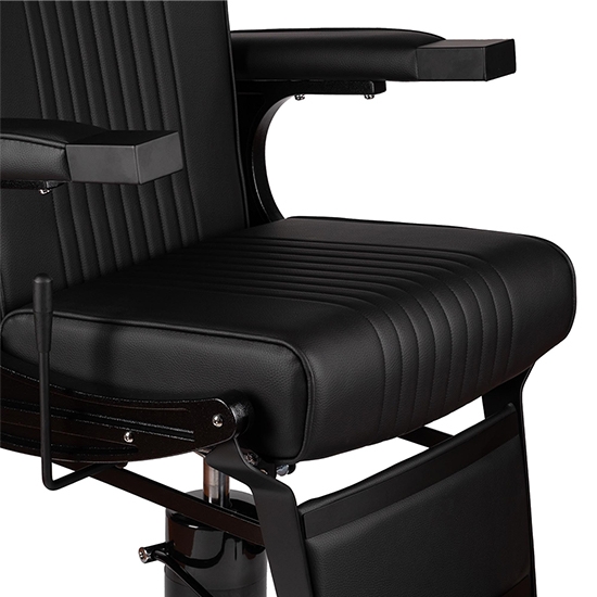 Scaun frizerie - MENOSER -  New York - Negru