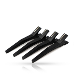 Clipsuri de par din silicon - ROVRA - set 4 bucati - Negru