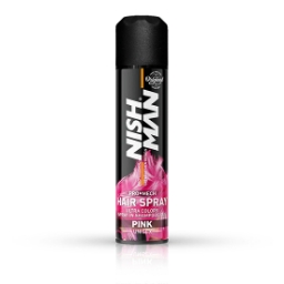 Spray de par colorat NISH MAN - 150 ml - Roz Spray de par colorat NISH MAN - 150 ml - Roz