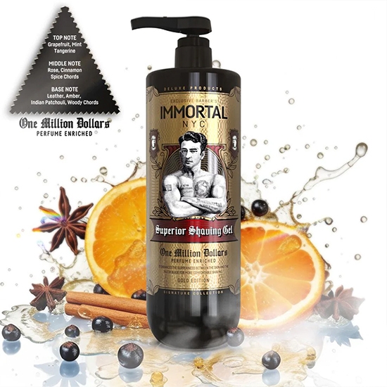 Gel de ras - IMMORTAL - One Million Dollars - 1000 ml
