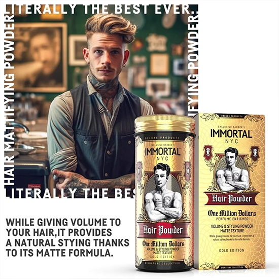 Pudra de volum - IMMORTAL - One Million Dollars - 20 gr