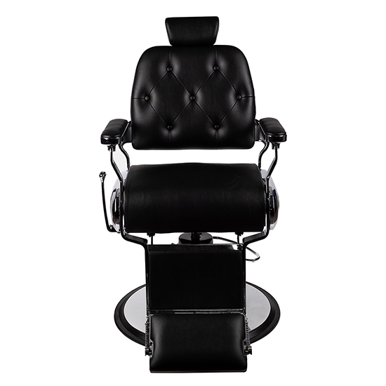 Scaun frizerie - MENOSER - Santa Fe - Negru