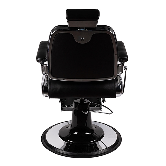 Scaun frizerie - MENOSER - Santa Fe - Negru