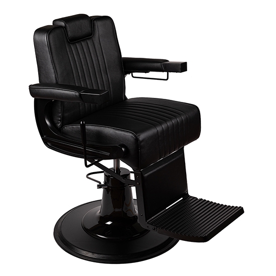 Scaun frizerie - MENOSER - Monterey - Negru