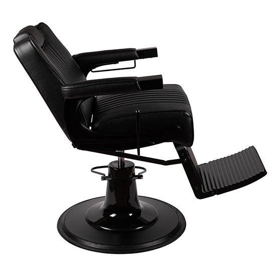 Scaun frizerie - MENOSER - Monterey - Negru