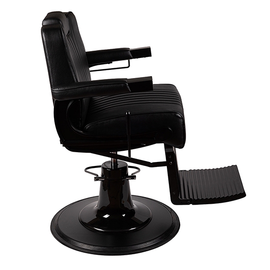 Scaun frizerie - MENOSER - Monterey - Negru