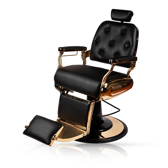 Scaun frizerie - MENOSER - Juarez - Negru