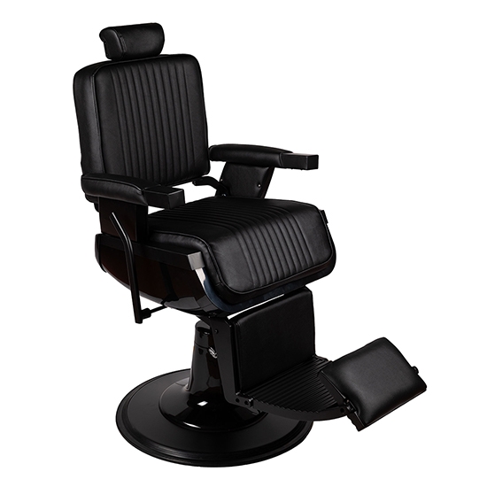 Scaun frizerie - MENOSER - Acapulco - Negru